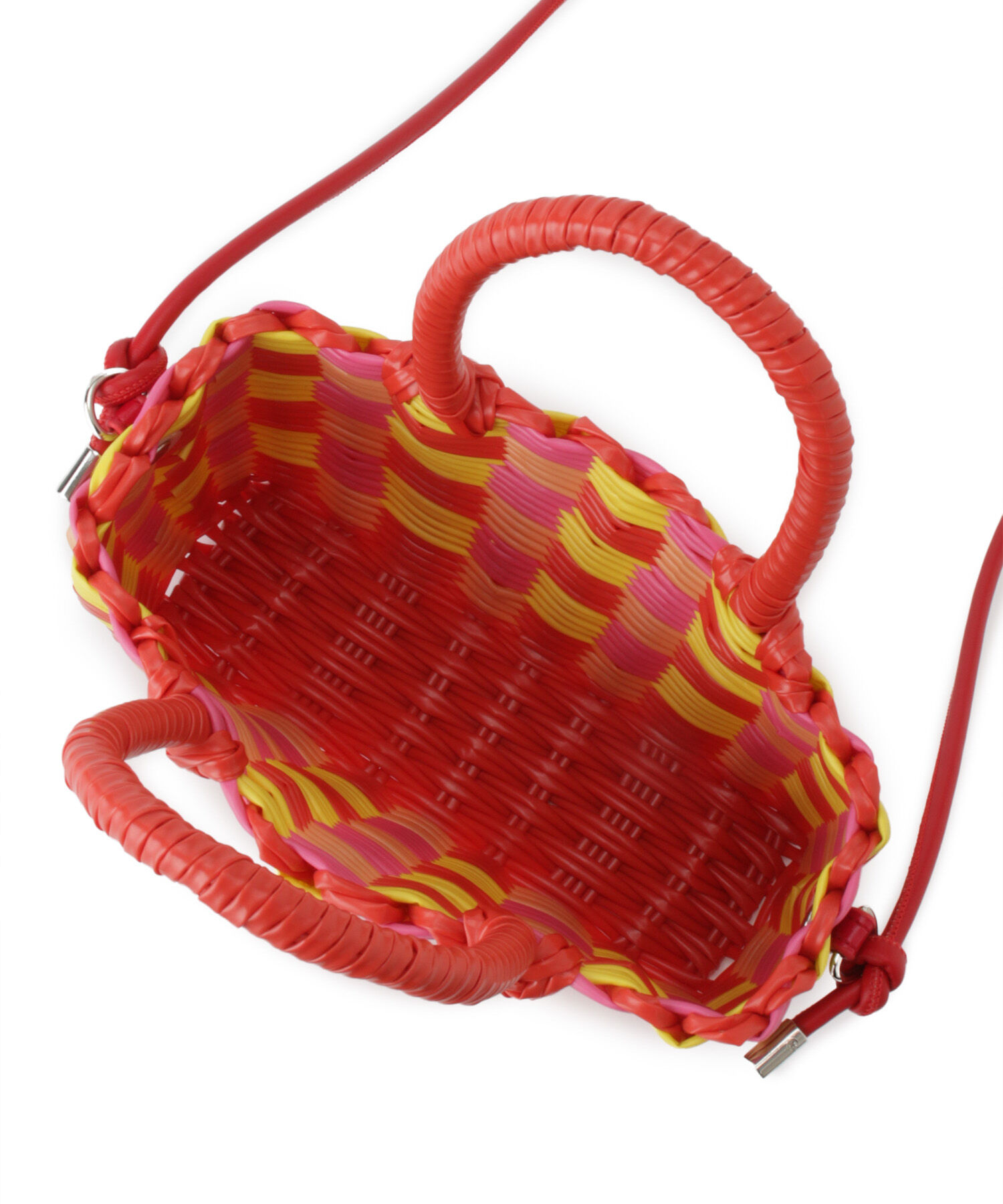 ROPE PICNIC PASSAGE「【Casselini/キャセリーニ】パターンマルシェショルダーバッグ」|かごバッグ|