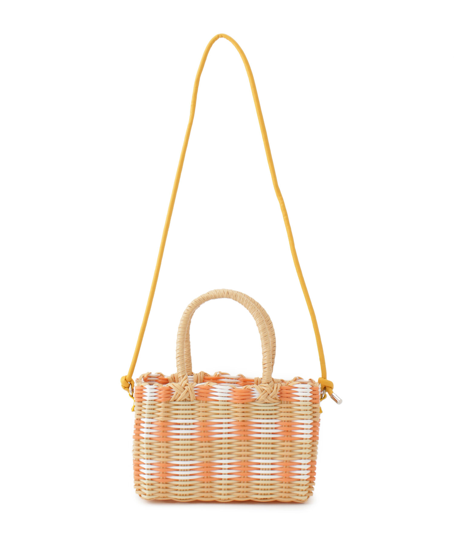 ROPE PICNIC PASSAGE「【Casselini/キャセリーニ】パターンマルシェショルダーバッグ」|かごバッグ|