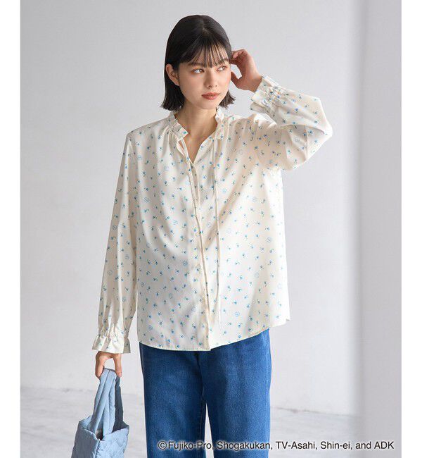 Rope&rsquo;Picnic「【ドラえもんコレクション】花柄ブラウス」|シャツ・ブラウス|