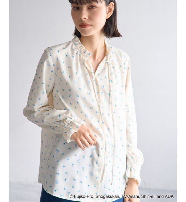 Rope&rsquo;Picnic「【ドラえもんコレクション】花柄ブラウス」|シャツ・ブラウス|