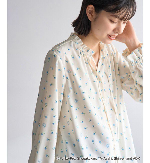 Rope&rsquo;Picnic「【ドラえもんコレクション】花柄ブラウス」|シャツ・ブラウス|シロメイン