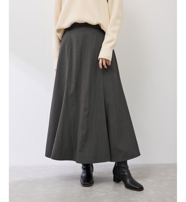 Rope&rsquo;Picnic「フィブリルマーメイドフレアスカート」|スカート|チャコール(06)
