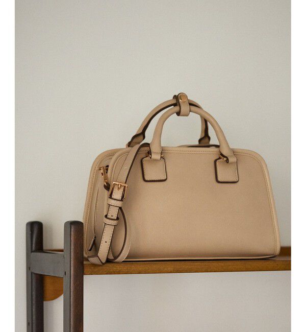 ROPE PICNIC PASSAGE「ワイドスクエアボストンバッグ/2WAY」|ボストンバッグ|ベージュ系(28)