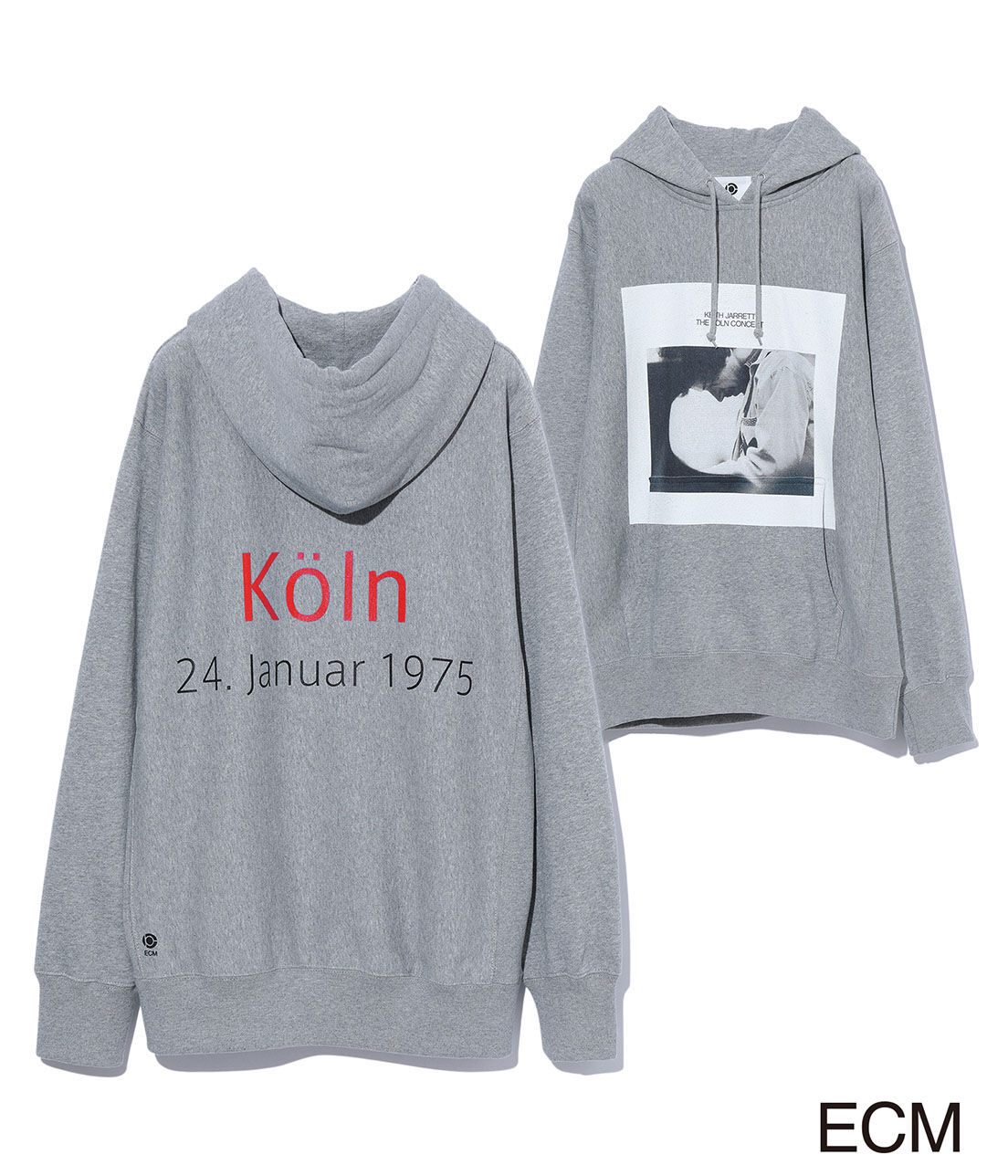ADAM ET ROPE'「〈KEITH JARRETT〉PHOTO PARKA」|パーカー|グレー系(09)