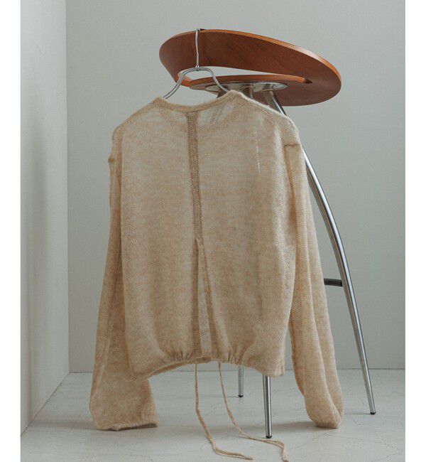 ADAM ET ROPE'「【WEB限定】ボリュームスリーブモヘアプルオーバー」|ニット・セーター|