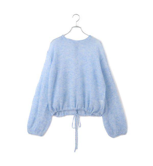 ADAM ET ROPE'「【WEB限定】ボリュームスリーブモヘアプルオーバー」|ニット・セーター|