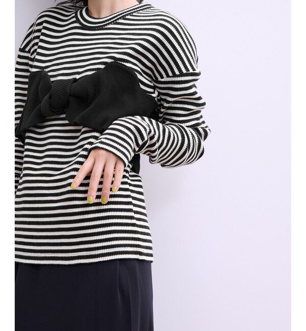 ADAM ET ROPE'「【WEB限定】ツイストビスチェドッキングプルオーバー」|Tシャツ・カットソー|