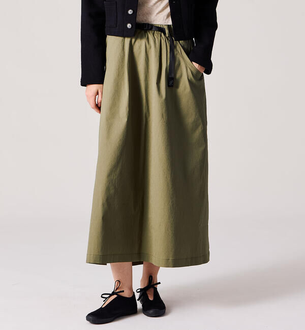  「Gramicci | 〈別注〉 ドットエアー シエラスカート WOMEN」|スカート|OLIVE