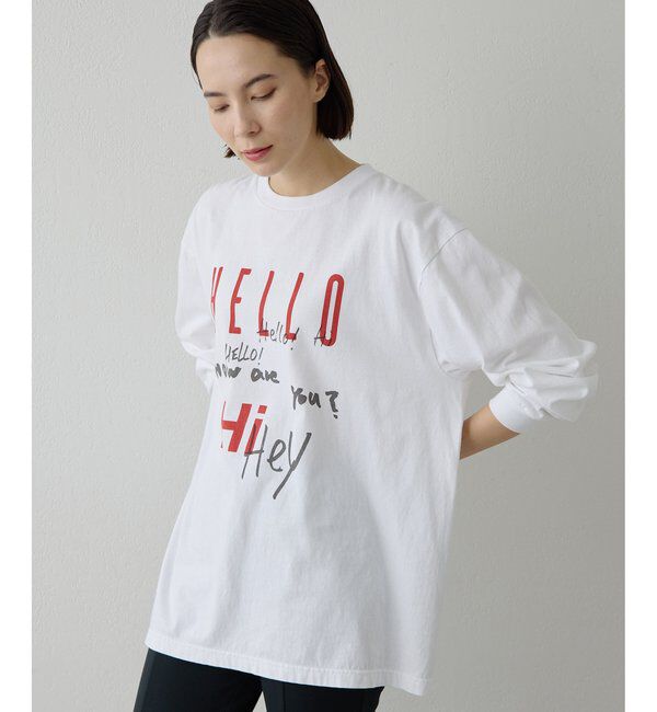  「ロゴロングスリーブTシャツ」|Tシャツ・カットソー|