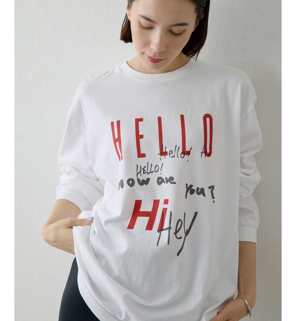  「ロゴロングスリーブTシャツ」|Tシャツ・カットソー|