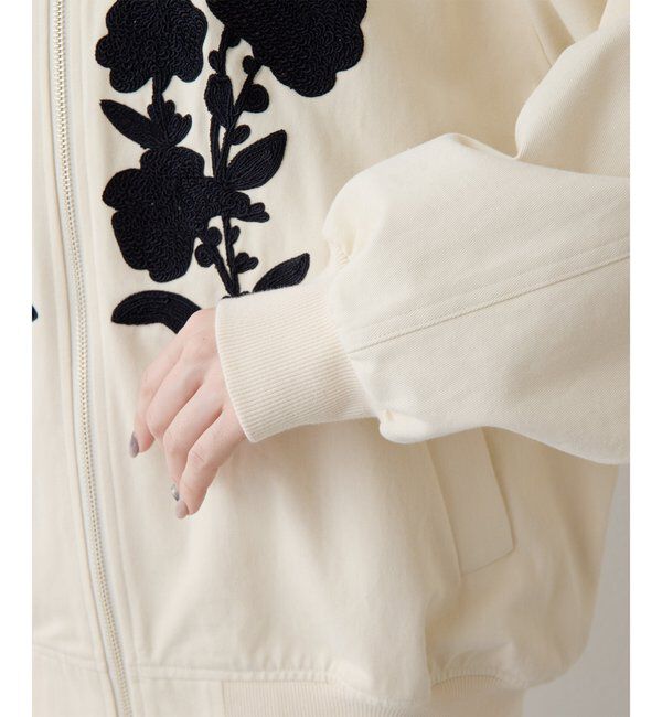  「コード刺繍ブルゾン」|ブルゾン・スタジャン|