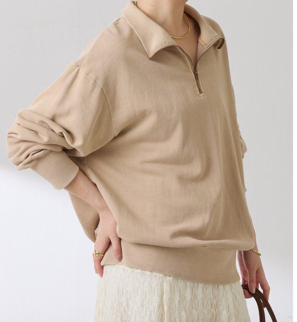  「ハーフジップスウェット」|Tシャツ・カットソー|