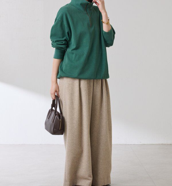  「ハーフジップスウェット」|Tシャツ・カットソー|