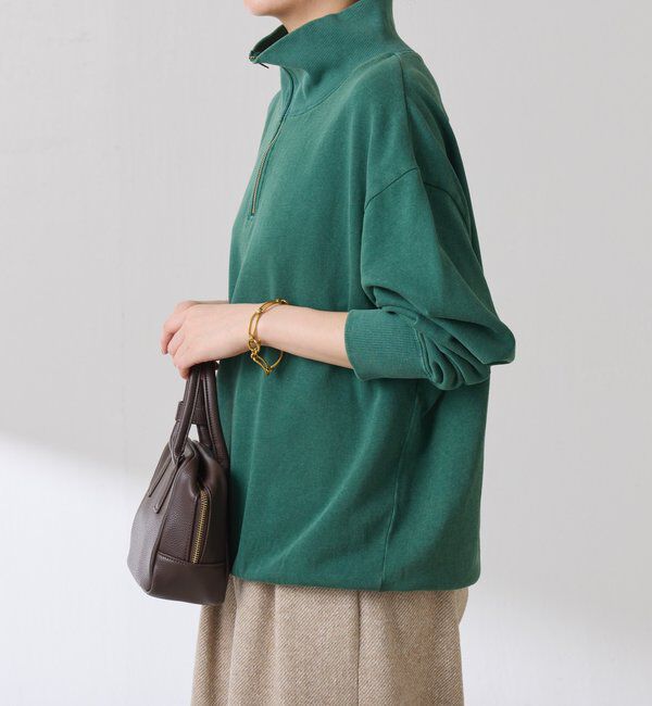  「ハーフジップスウェット」|Tシャツ・カットソー|