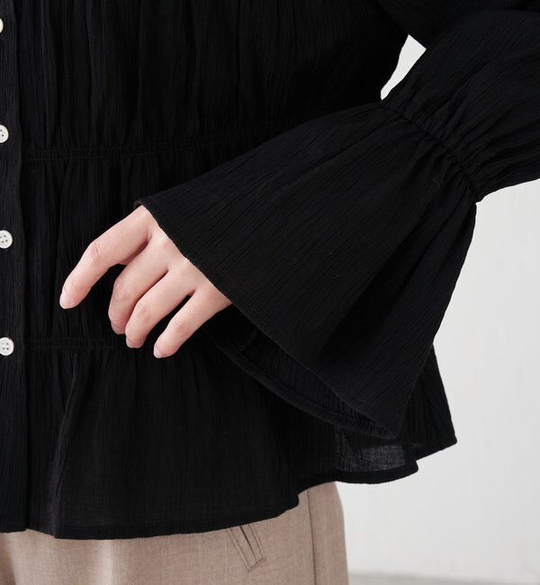  「ワッシャー切替ブラウス」|シャツ・ブラウス|