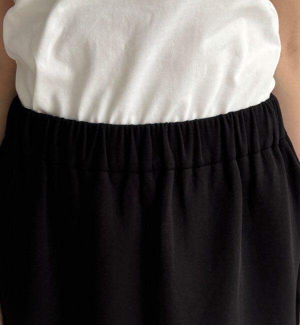  「【WEB限定/セットアップ可能】ストレッチダブルフェイスタイトスカート」|スカート|