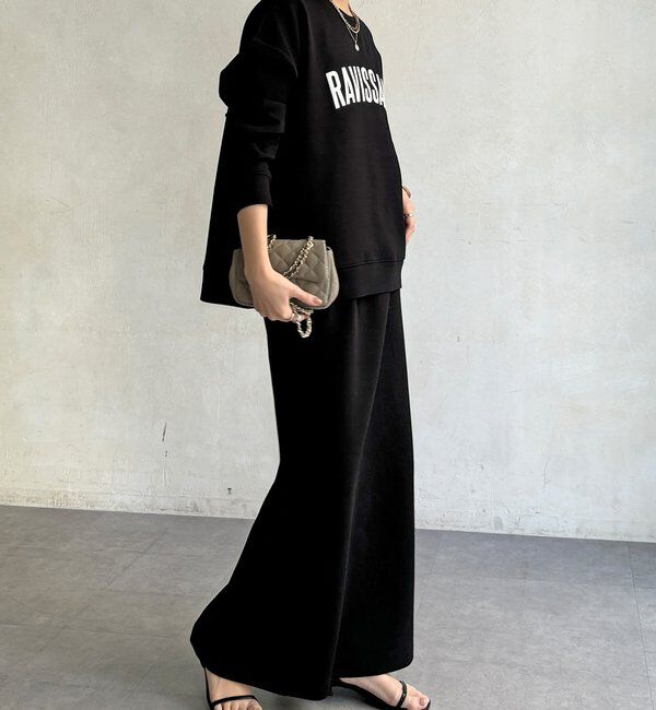  「【WEB限定/セットアップ可能】ストレッチダブルフェイスタイトスカート」|スカート|