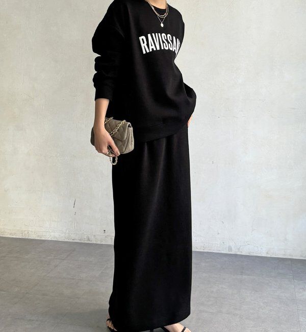  「【WEB限定/セットアップ可能】ストレッチダブルフェイスタイトスカート」|スカート|