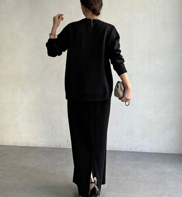  「【WEB限定/セットアップ可能】ストレッチダブルフェイスタイトスカート」|スカート|