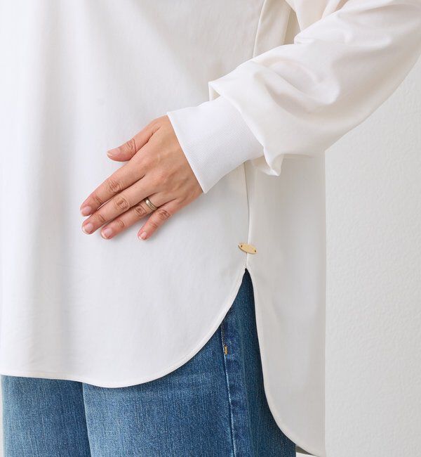  「【新色追加/着回し力抜群】キュプラカットプルオーバー」|Tシャツ・カットソー|