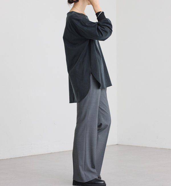  「【新色追加/着回し力抜群】キュプラカットプルオーバー」|Tシャツ・カットソー|