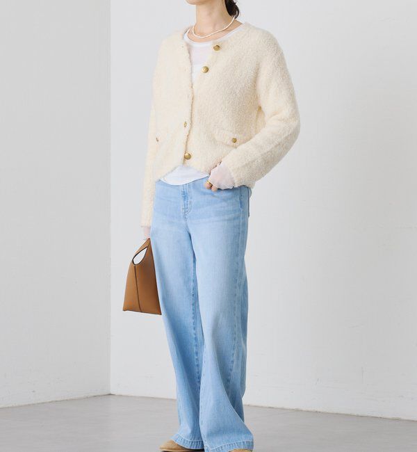  「【RIMH（リムエイチ）】クリーンワイドデニム」|デニム|