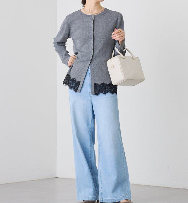  「【RIMH（リムエイチ）】クリーンワイドデニム」|デニム|