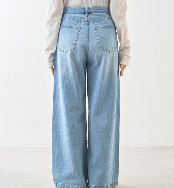  「【RIMH（リムエイチ）】クリーンワイドデニム」|デニム|