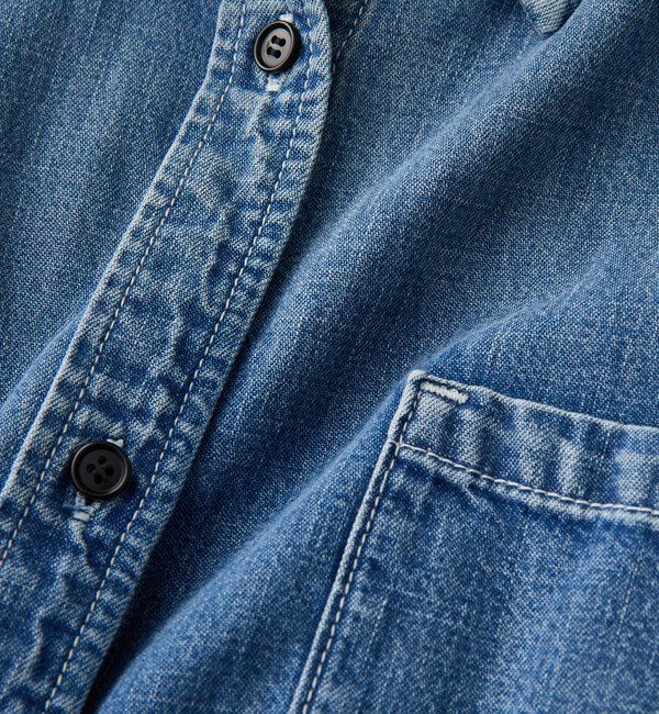  「【RIMH（リムエイチ）】ショルダーパッドロングシャツ」|シャツ・ブラウス|