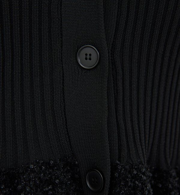  「【手洗い可】ファンシーペプラムカーデ」|ニット・セーター|