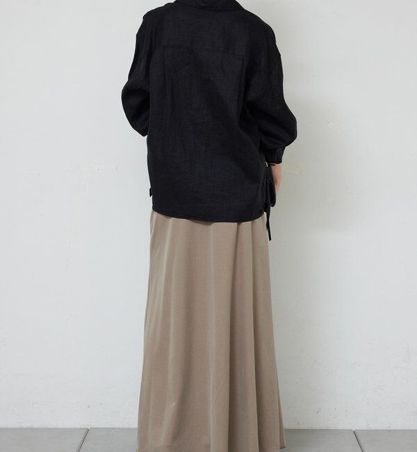  「リネンミリタリーシャツブルゾン」|ベスト・ジレ|