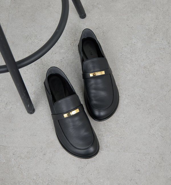  「【2.718】バックルローファー」|その他|ブラック