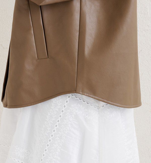  「レザーシャツジャケット」|ブルゾン・スタジャン|