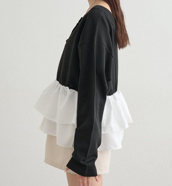  「ペプラムヘンリーニット」|ニット・セーター|