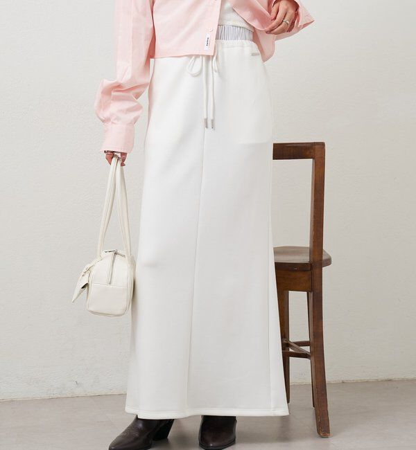  「Wベルトスウェットスカート」|スカート|