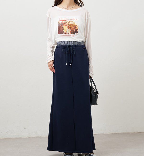  「Wベルトスウェットスカート」|スカート|