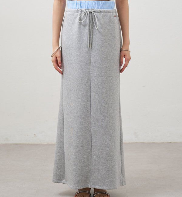  「Wベルトスウェットスカート」|スカート|