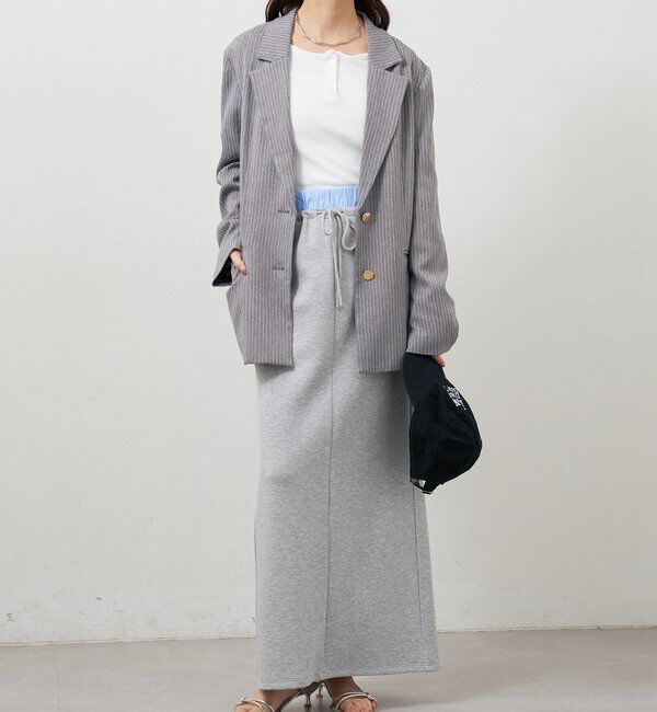  「Wベルトスウェットスカート」|スカート|