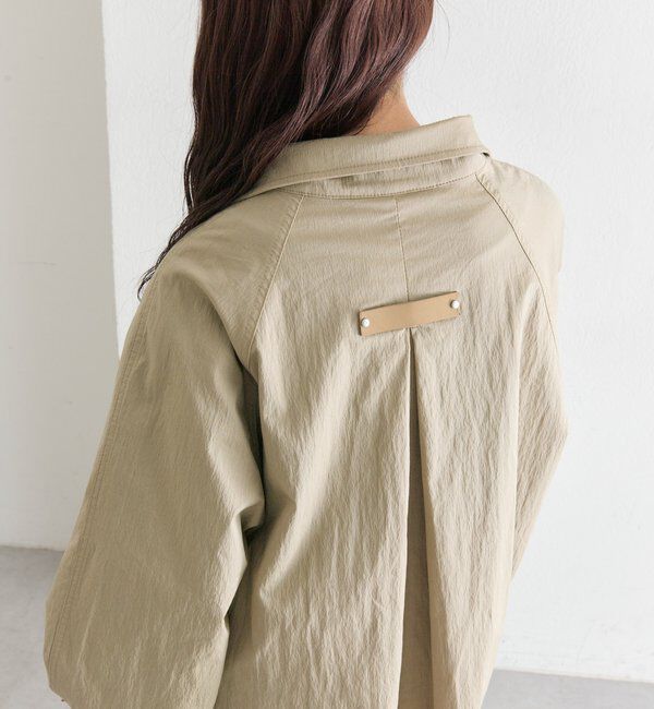  「スタンドカラーミドルトレンチ」|トレンチコート|