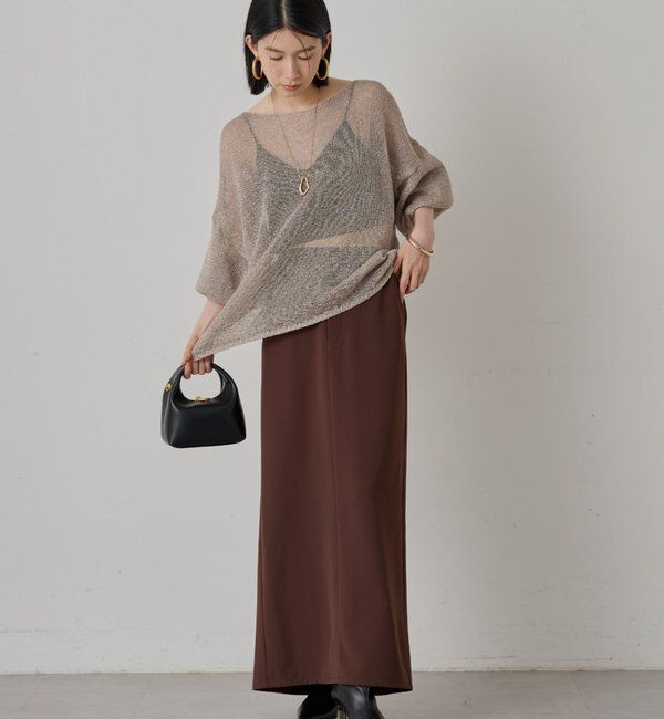  「ラメニットプルオーバー」|ニット・セーター|