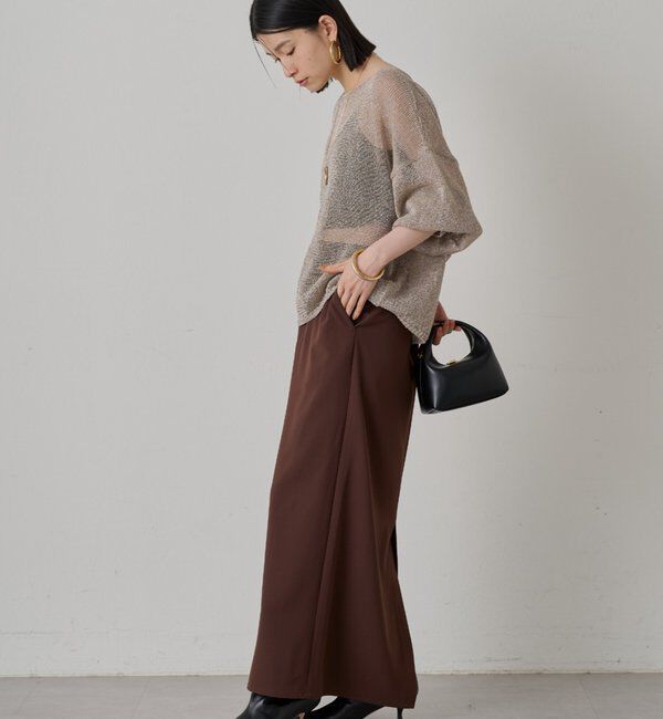  「ラメニットプルオーバー」|ニット・セーター|