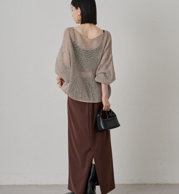  「ラメニットプルオーバー」|ニット・セーター|