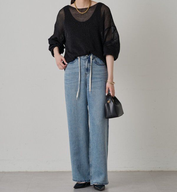  「ラメニットプルオーバー」|ニット・セーター|