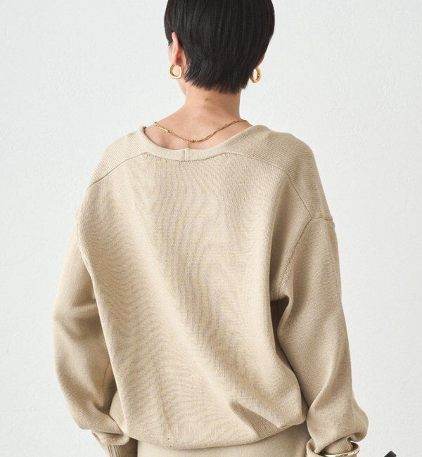  「コットンVニット」|ニット・セーター|