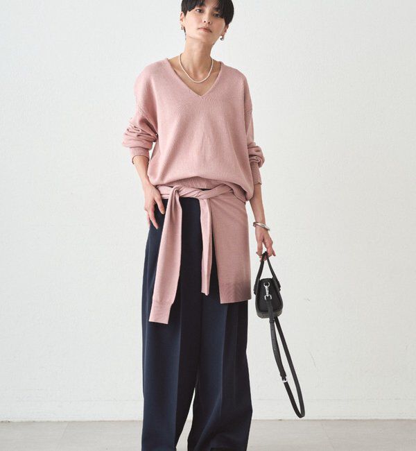  「コットンVニット」|ニット・セーター|