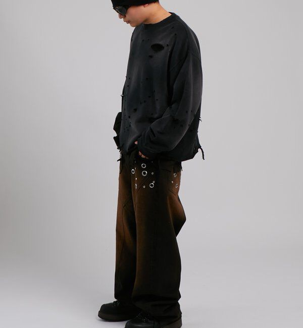  「【FromVintage】ダメージスウェット」|Tシャツ・カットソー|