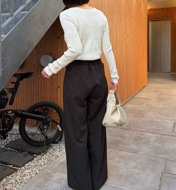  「シャーリングニット」|ニット・セーター|