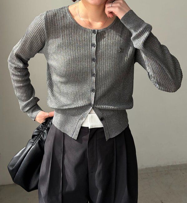  「シアーリブカーディガン」|カーディガン|