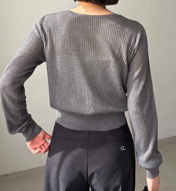  「シアーリブカーディガン」|カーディガン|