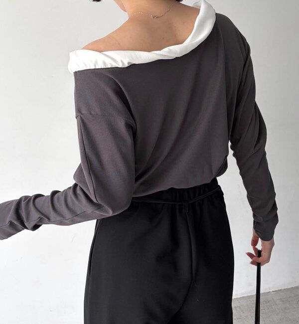  「バルーンネックロンT」|Tシャツ・カットソー|